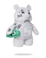 SPLIT THE CHECK (PEARL) MONEYBEAR TEDDYBEAR BACKPACK